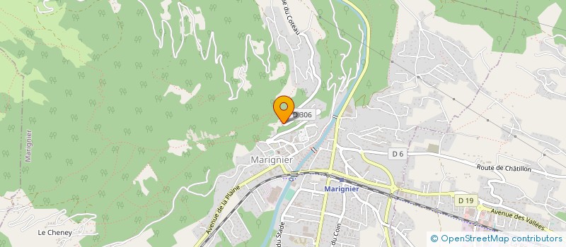 localisation de l'entreprise CAMHEA INVEST  MARIGNIER