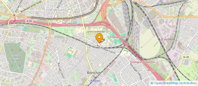 localisation de l'entreprise CAMHITEC.FR à RONCHIN