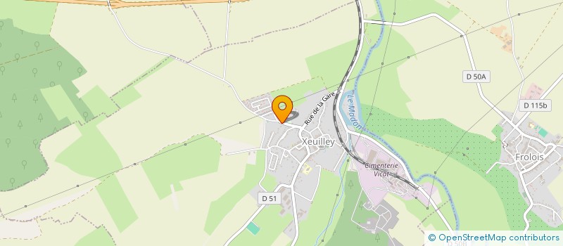 localisation de l'entreprise CAMHU  XEUILLEY