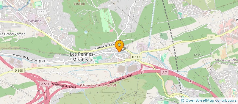 localisation de l'entreprise CAMI à LES PENNES-MIRABEAU