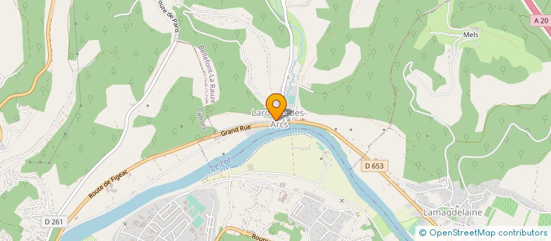 localisation de l'entreprise CAMI  ARCAMBAL