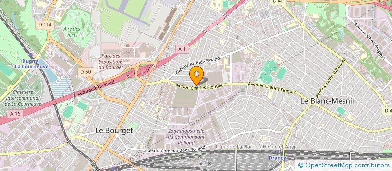 localisation de l'entreprise CAMI'ANA  LE BLANC-MESNIL