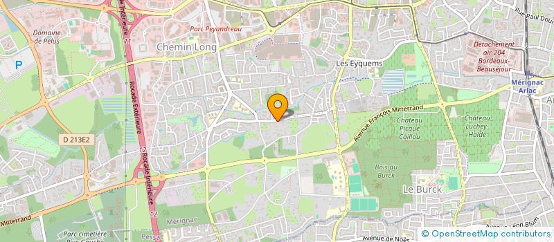 localisation de l'entreprise CAMIA  MERIGNAC