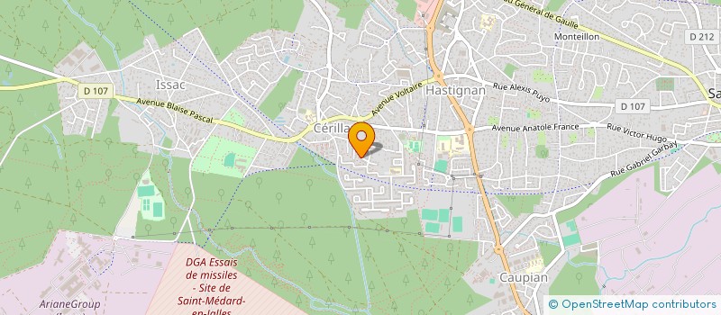 localisation de l'entreprise CAMIAN à SAINT-MEDARD-EN-JALLES