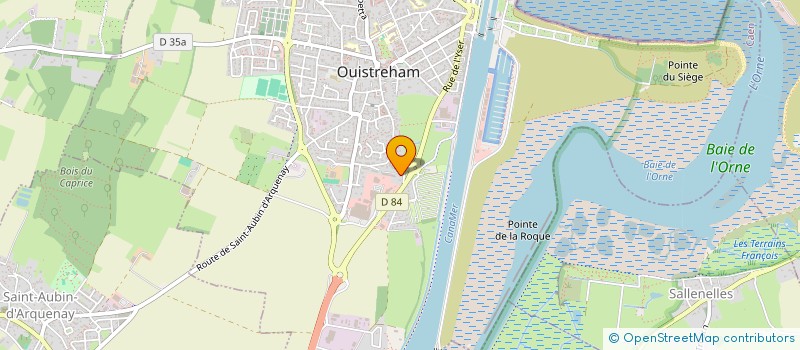 localisation de l'entreprise CAMIBERTI à OUISTREHAM