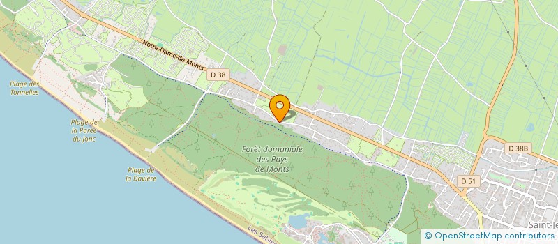 localisation de l'entreprise CAMICA  SAINT-JEAN-DE-MONTS