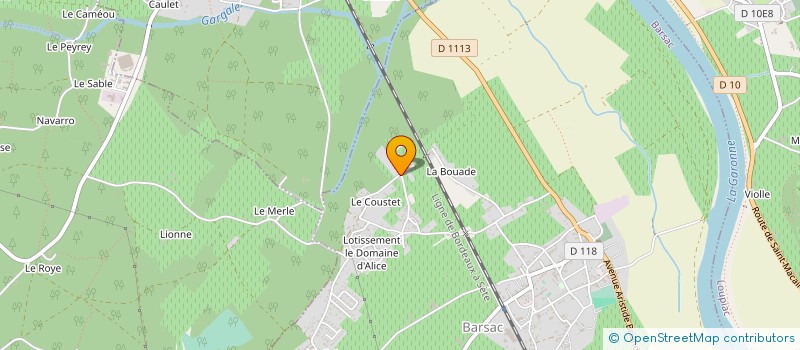 localisation de l'entreprise CAMICHA  BARSAC