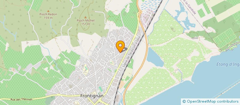 localisation de l'entreprise CAMICHLO à FRONTIGNAN