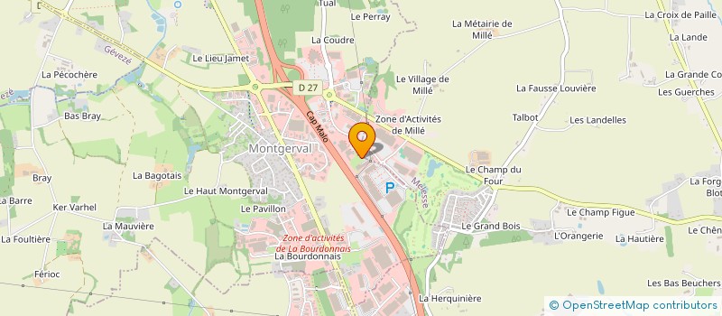 localisation de l'entreprise CAMIDEPT  LA MEZIERE