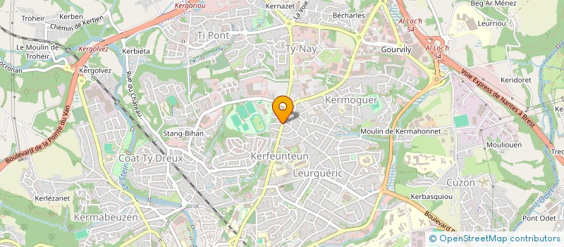 localisation de l'entreprise CAMIDIS à QUIMPER