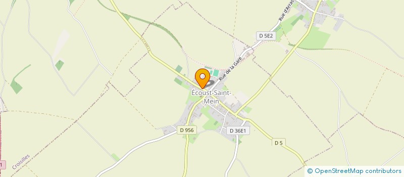 localisation de l'entreprise CAMIER-L'ANCRE  ECOUST-SAINT-MEIN