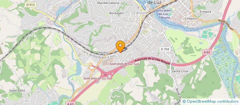 localisation de l'entreprise CAMIETA SUKALDEA  URRUGNE