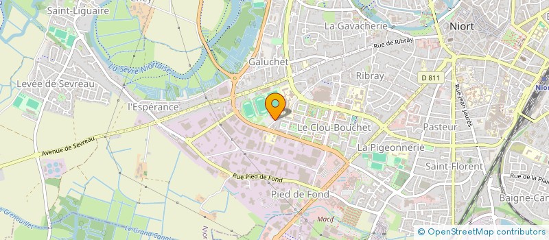 localisation de l'entreprise CAMIF  BESSINES