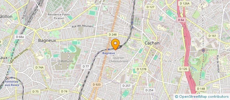 localisation de l'entreprise CAMIFRA  CACHAN