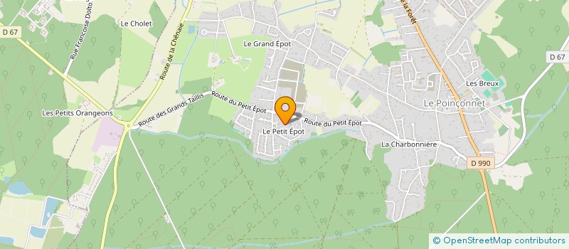 localisation de l'entreprise CAMIFRED à LE POINCONNET