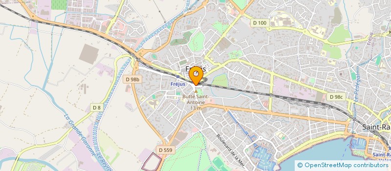 localisation de l'entreprise CAMIKA à FREJUS