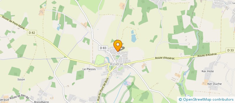 localisation de l'entreprise CAMIL  ASSERAC