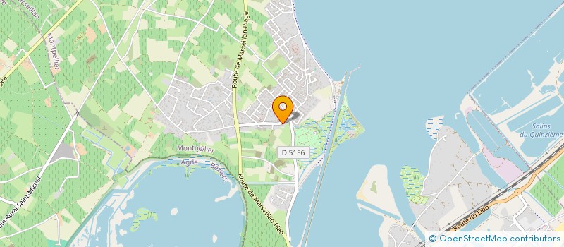 localisation de l'entreprise CAMILA  MARSEILLAN