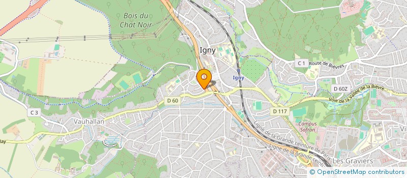 localisation de l'entreprise CAMILANE à IGNY