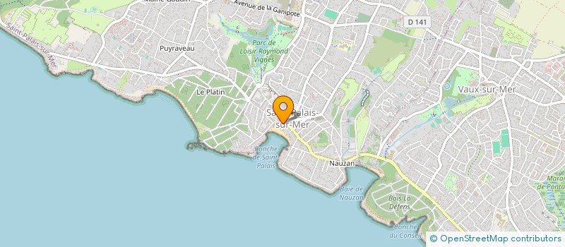 localisation de l'entreprise CAMILEA  SAINT-PALAIS-SUR-MER