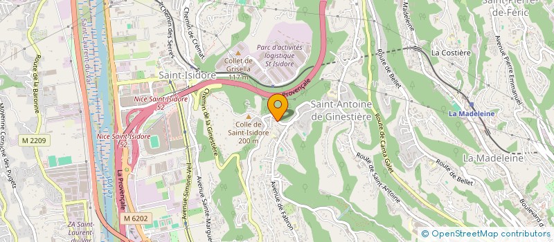 localisation de l'entreprise CAMILEA  NICE