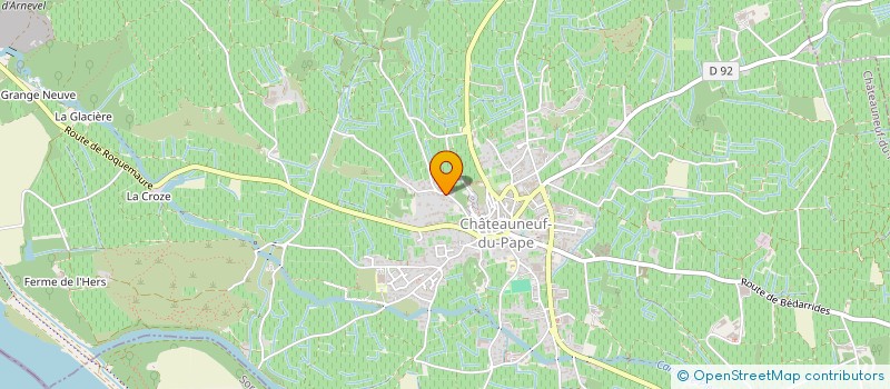 localisation de l'entreprise CAMILEO  CHATEAUNEUF-DU-PAPE