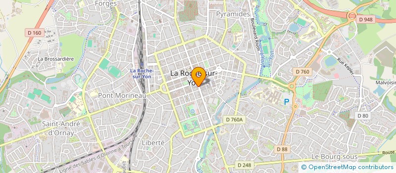localisation de l'entreprise CAMILEO à LA ROCHE-SUR-YON