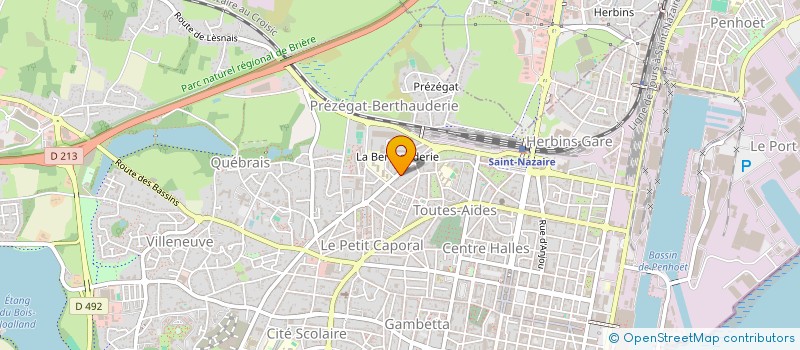 localisation de l'entreprise CAMILI  SAINT-NAZAIRE