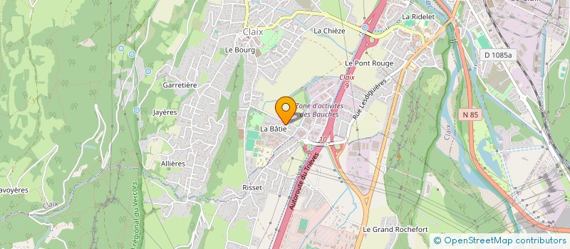 localisation de l'entreprise CAMILIA - LEINA  CLAIX