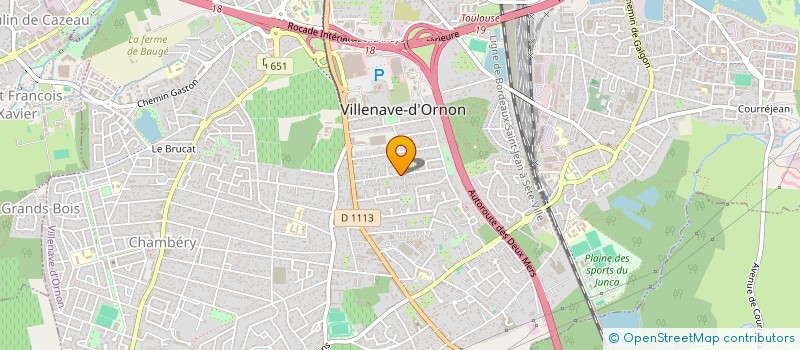 localisation de l'entreprise CAMILIE  VILLENAVE-D'ORNON