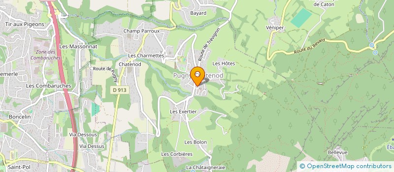 localisation de l'entreprise CAMILIEN CO.  PUGNY-CHATENOD