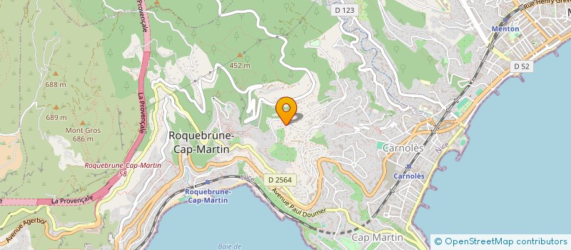 localisation de l'entreprise CAMILLA à ROQUEBRUNE-CAP-MARTIN