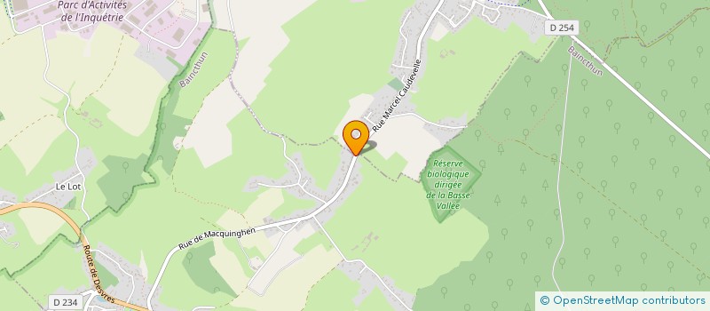 localisation de l'entreprise CAMILLANNA  BAINCTHUN