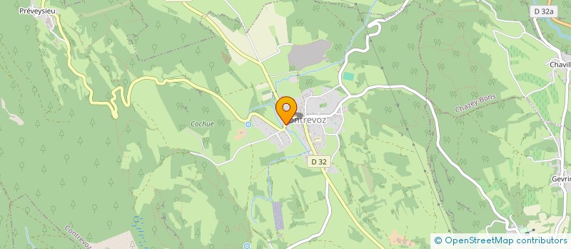 localisation de l'entreprise CAMILLAUR à CONTREVOZ