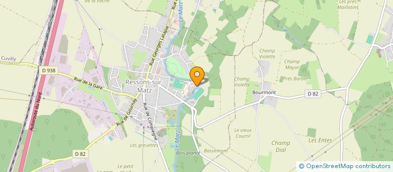 localisation de l'entreprise CAMILLE  RESSONS-SUR-MATZ