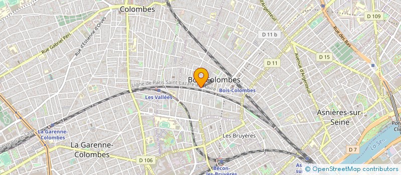 localisation de l'entreprise CAMILLE à BOIS-COLOMBES