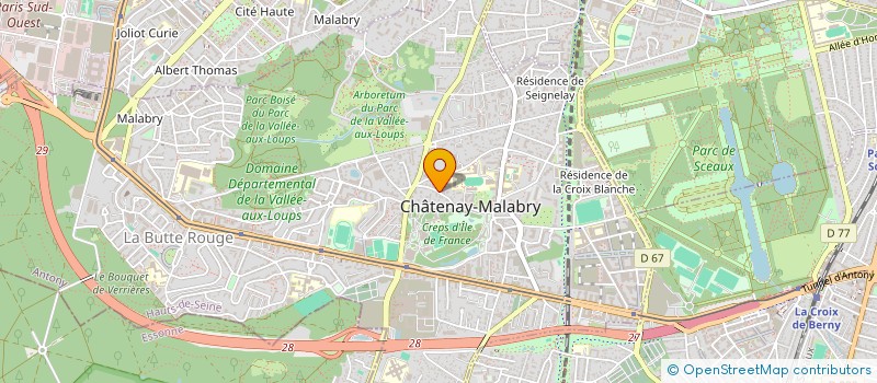 localisation de l'entreprise CAMILLE  CHATENAY-MALABRY