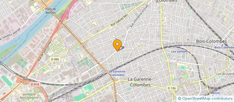 localisation de l'entreprise CAMILLE à COLOMBES