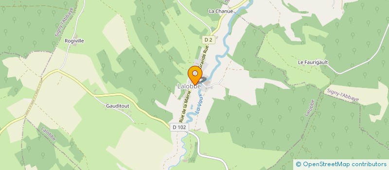 localisation de l'entreprise CAMILLE  SIGNY L'ABBAYE