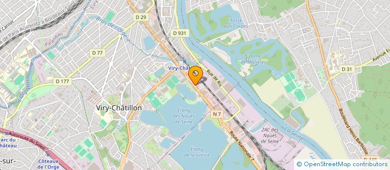 localisation de l'entreprise CAMILLE à VIRY-CHATILLON