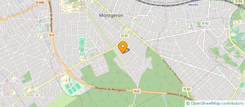 localisation de l'entreprise CAMILLE à MONTGERON