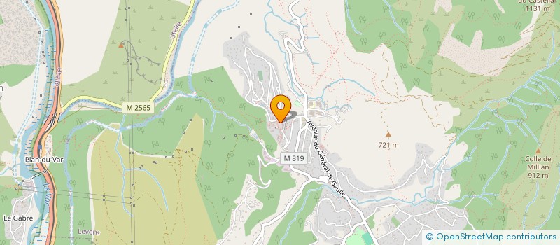 localisation de l'entreprise CAMILLE  LEVENS