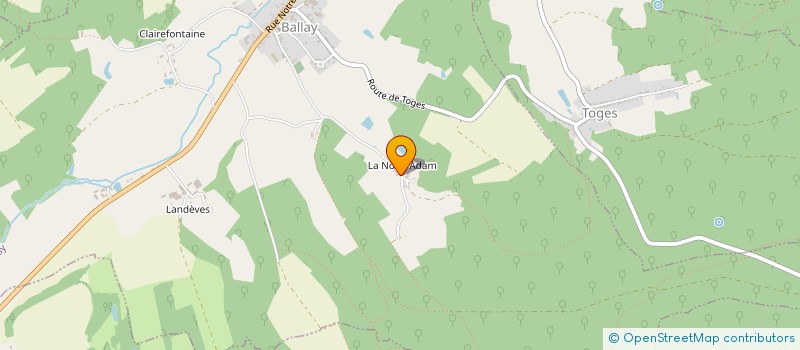 localisation de l'entreprise CAMILLE  BALLAY