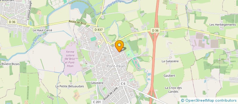 localisation de l'entreprise CAMILLE  PONT-PEAN