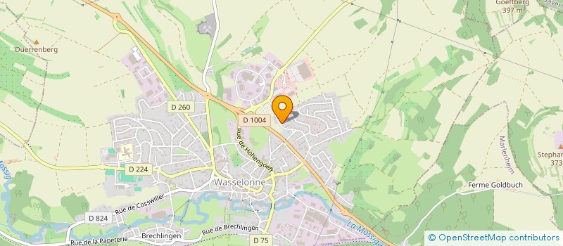 localisation de l'entreprise CAMILLE  WASSELONNE