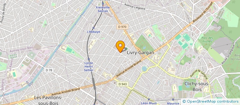 localisation de l'entreprise CAMILLE à LIVRY-GARGAN
