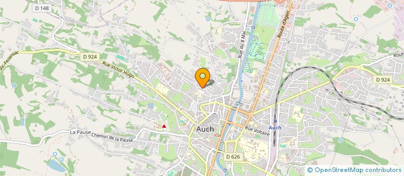 localisation de l'entreprise CAMILLE à AUCH