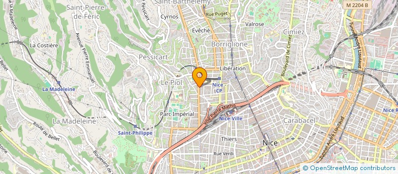 localisation de l'entreprise CAMILLE à NICE