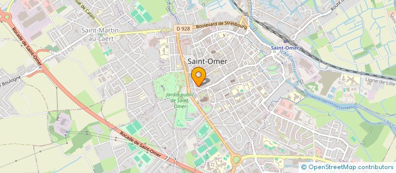 localisation de l'entreprise CAMILLE ARTISAN FLEURISTE à SAINT-OMER