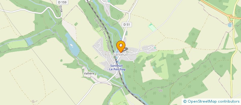 localisation de l'entreprise CAMILLE ASCENSEUR à SANTEUIL